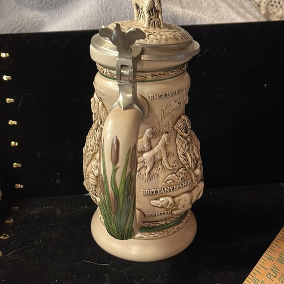 Avon-1991-Vintage Great Dogs of the Outdoors Stein Made in Brazil #189072 - Picture 6 of 9